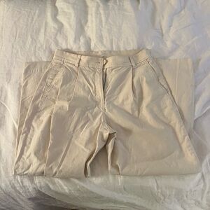 COS cream/ off white pants